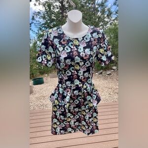 H&M Multicolor Floral Mini Dress